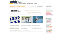 Desktop Screenshot of galerie-oniris.fr