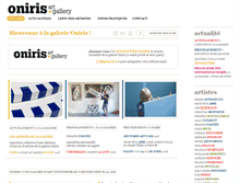 Tablet Screenshot of galerie-oniris.fr